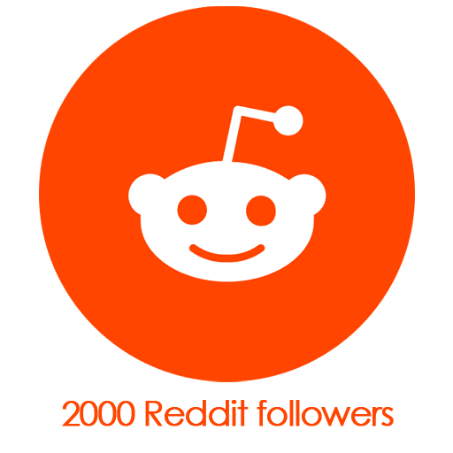 2000 Reddit Followers
